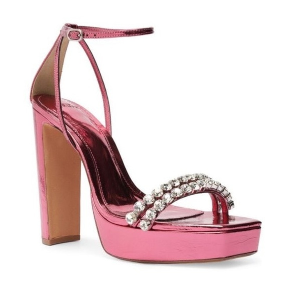 ALEXANDRE BIRMAN 725 Lenny Crystal Embellished Platform Sandals